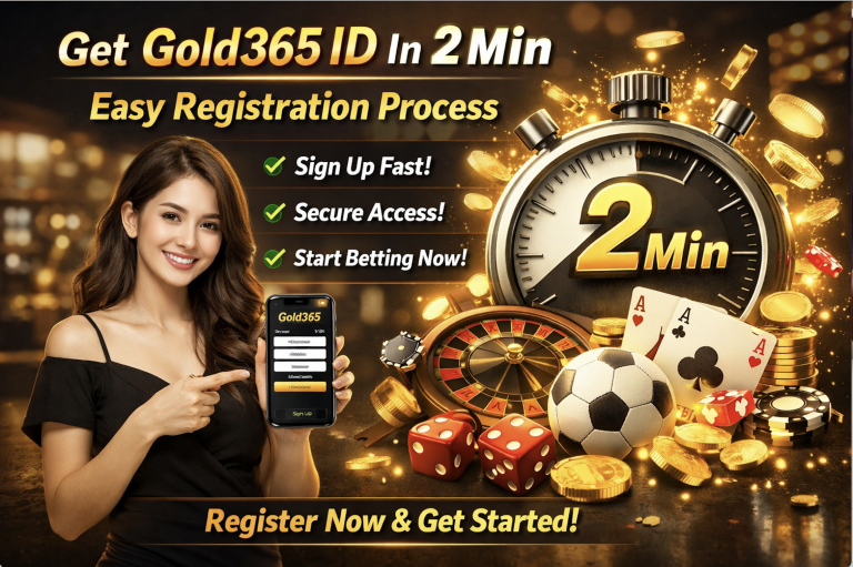 Get Gold365 ID In 2 Min – Easy Registration Process